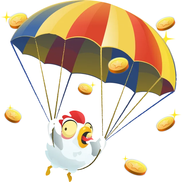 Mega Win: Fallschirm-Landung nach starkem Flug.