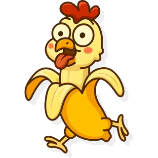Verwirrtes Huhn â Chicken Banana