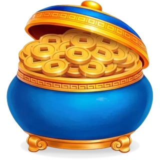 Blauer Topf â Dragon Pots