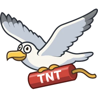 Möwe mit TNT – Drop The Billionaire