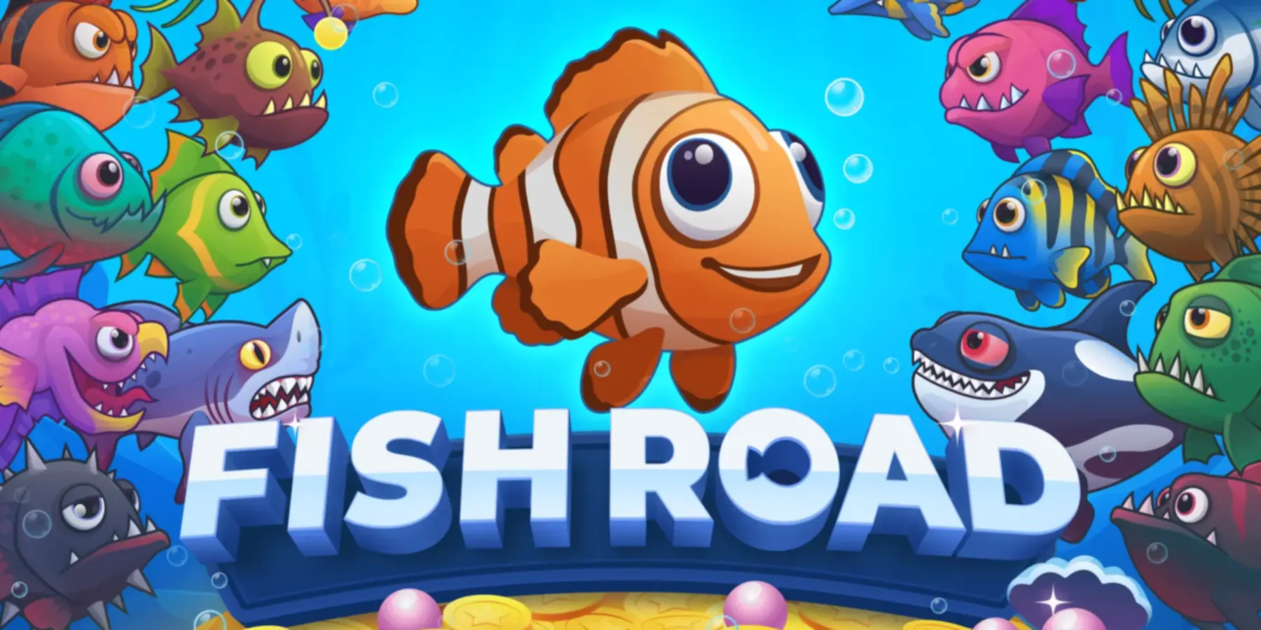 Fish Road â offizielles Artwork von InOut Games