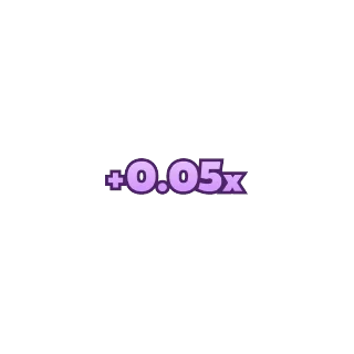 Multiplikator (+0,05x) – Frog Jump