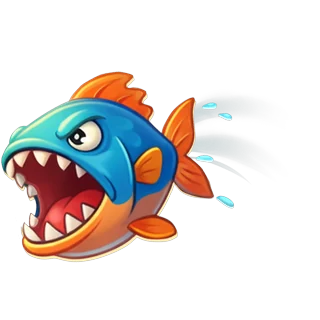 Piranha springt â Frog Road