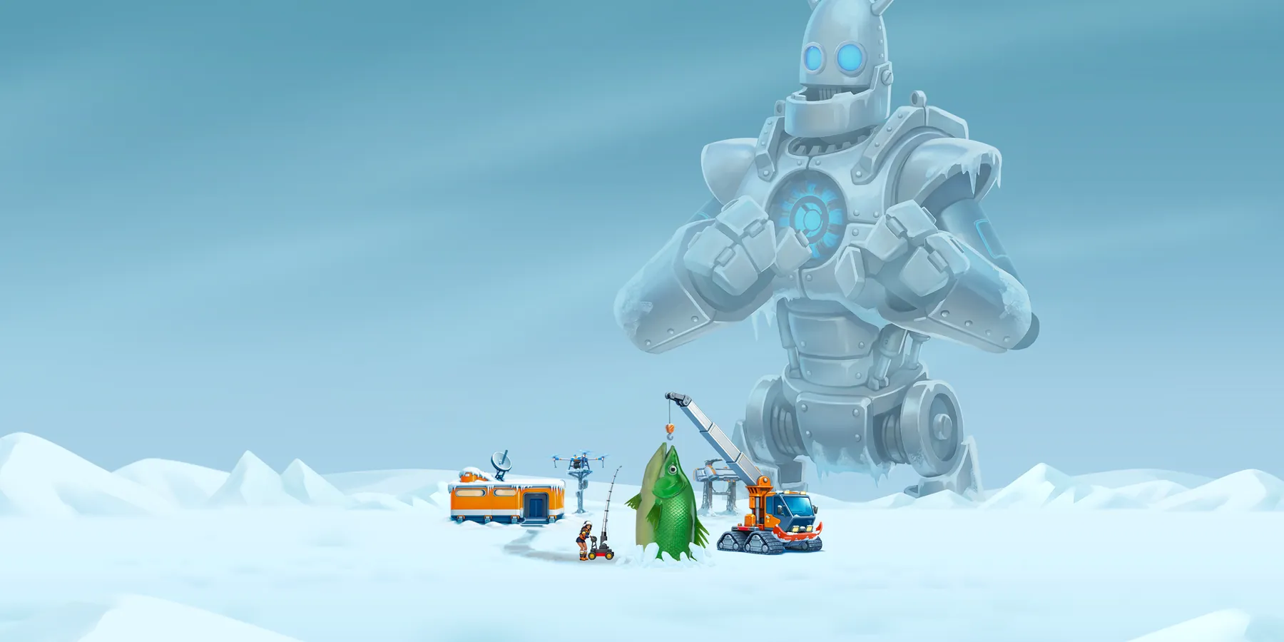 Ice Fish â offizielles Artwork von InOut Games