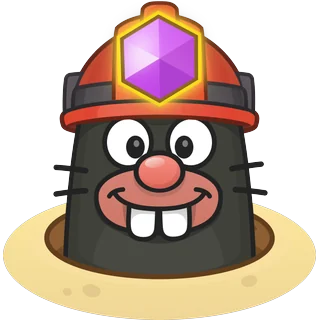 Maulwurf mit Amethyst – Topo Mole