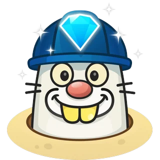 Maulwurf mit Diamant – Topo Mole